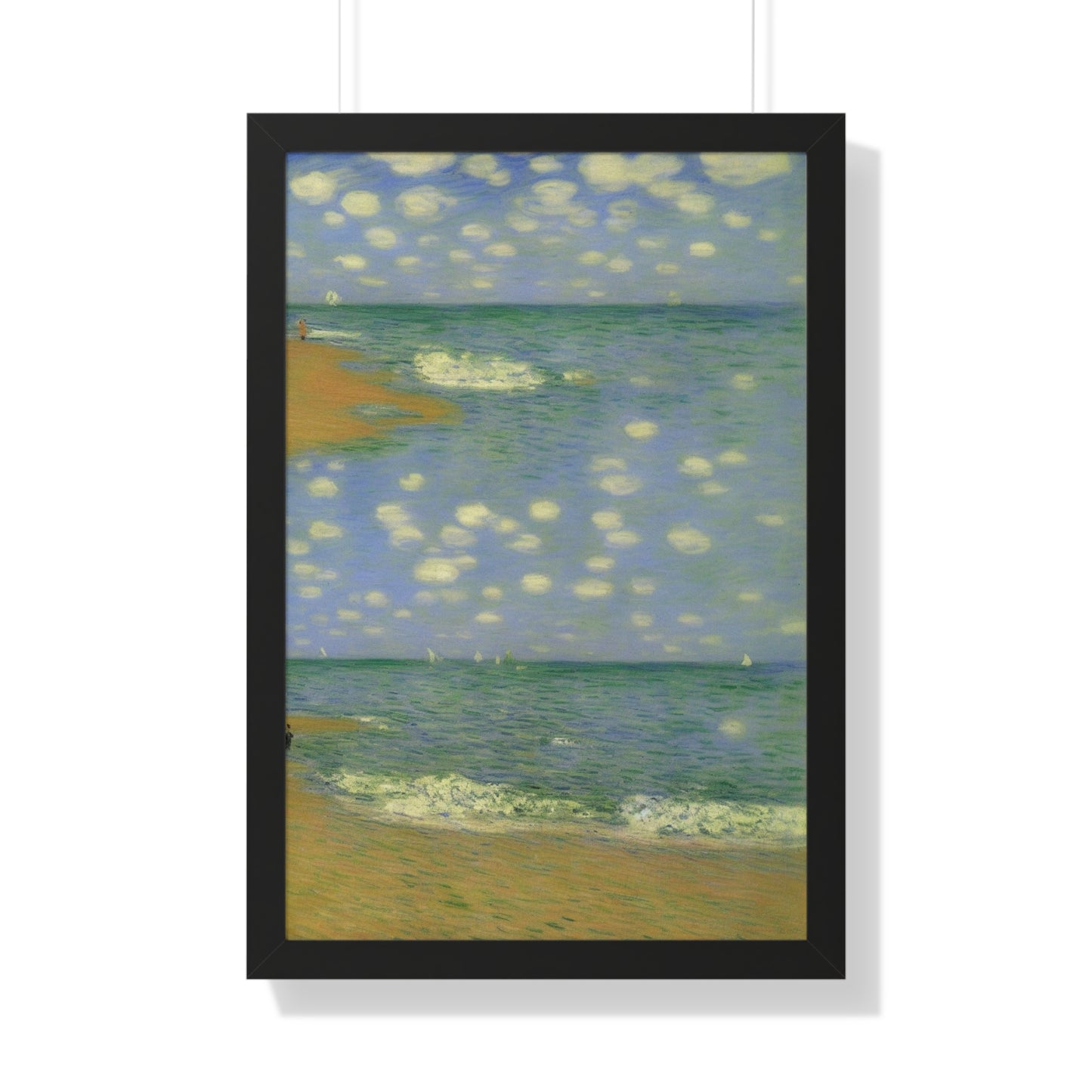 Beach Landscape Claude Monet Style