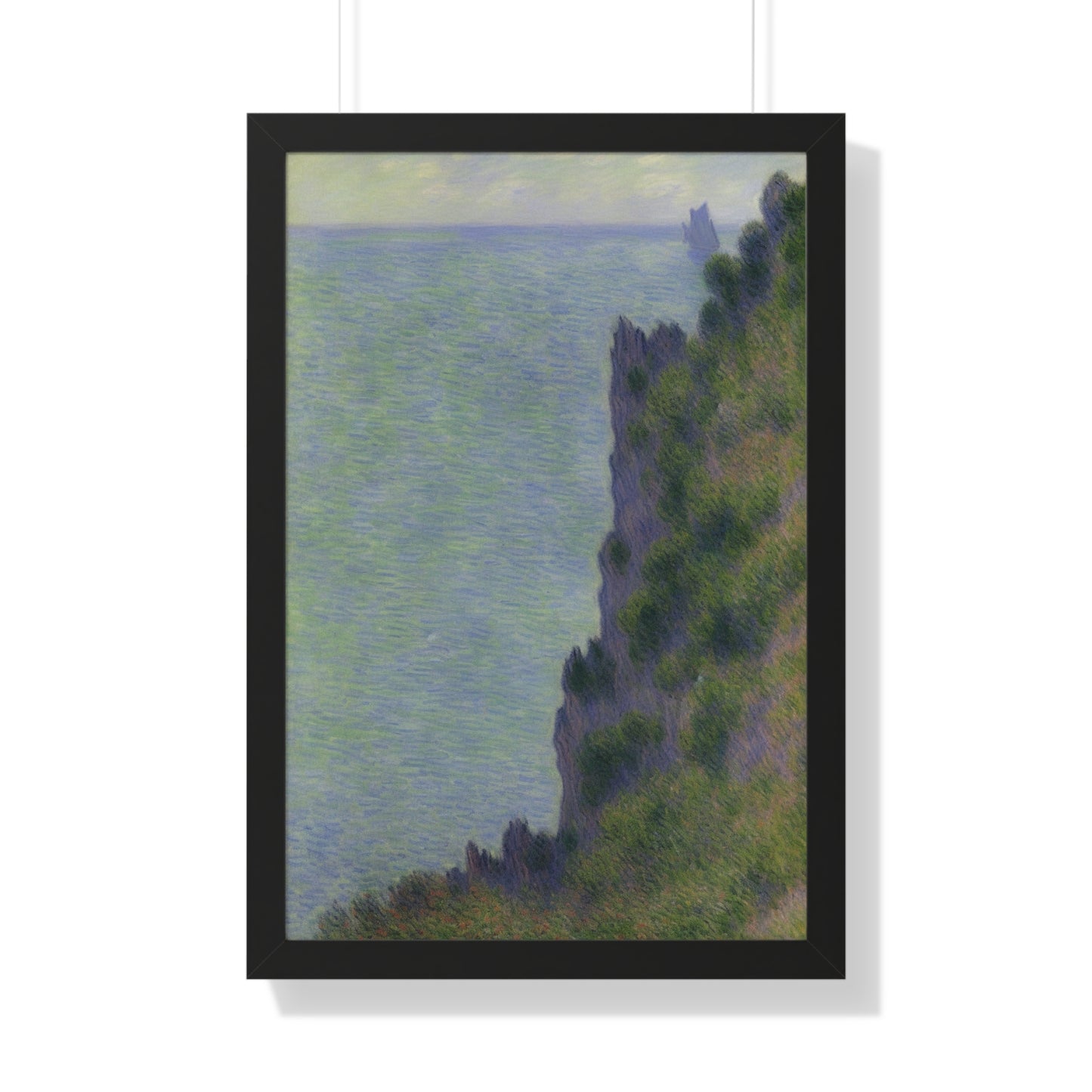 Cliff Scene Claude Monet Style