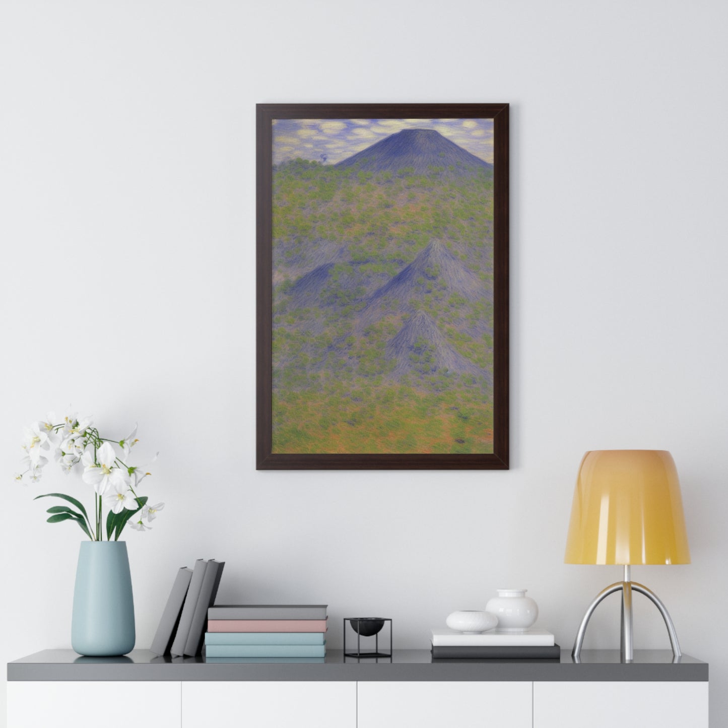 Cinder Cone Landscape Claude Monet Style