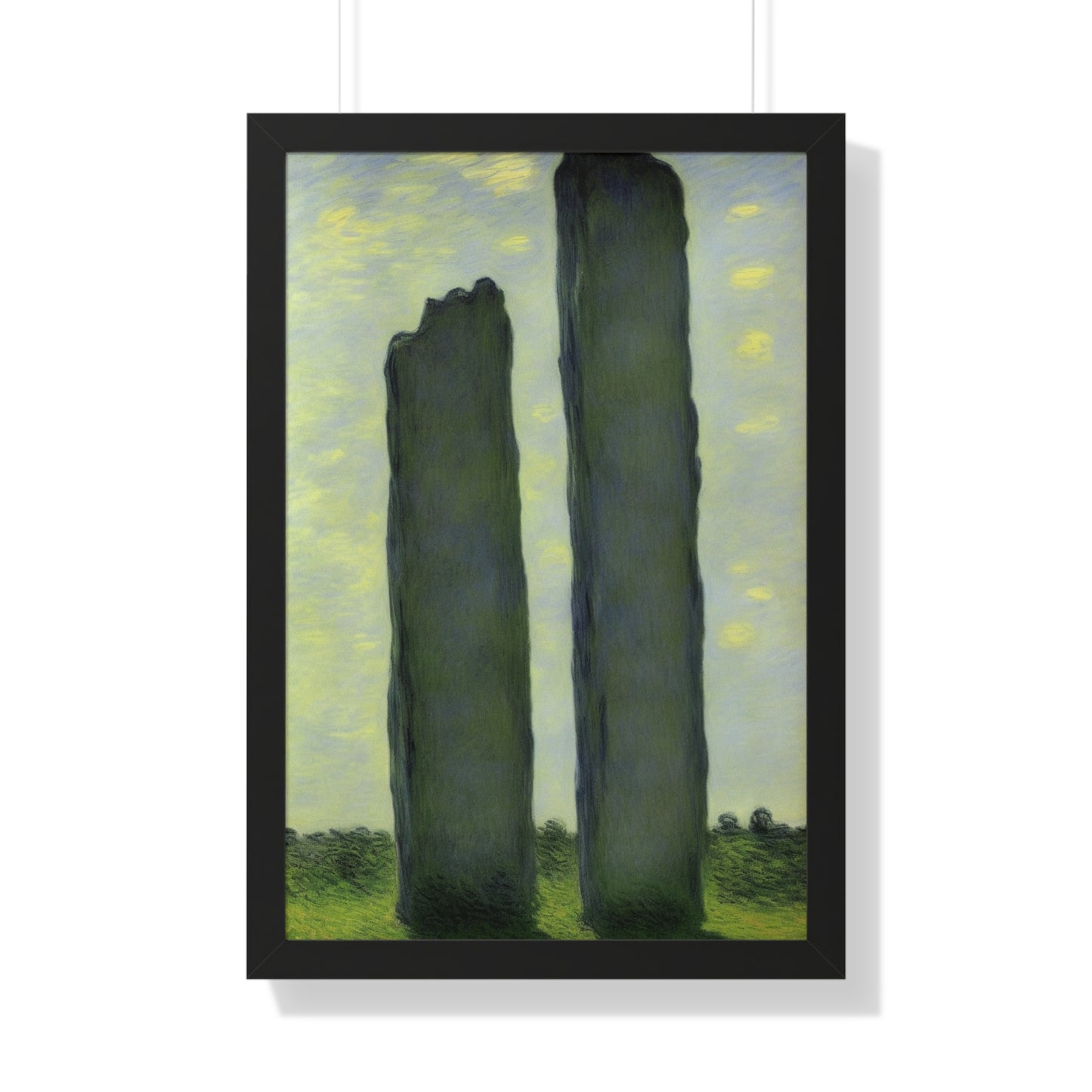 Monolith Landscape Claude Monet Style