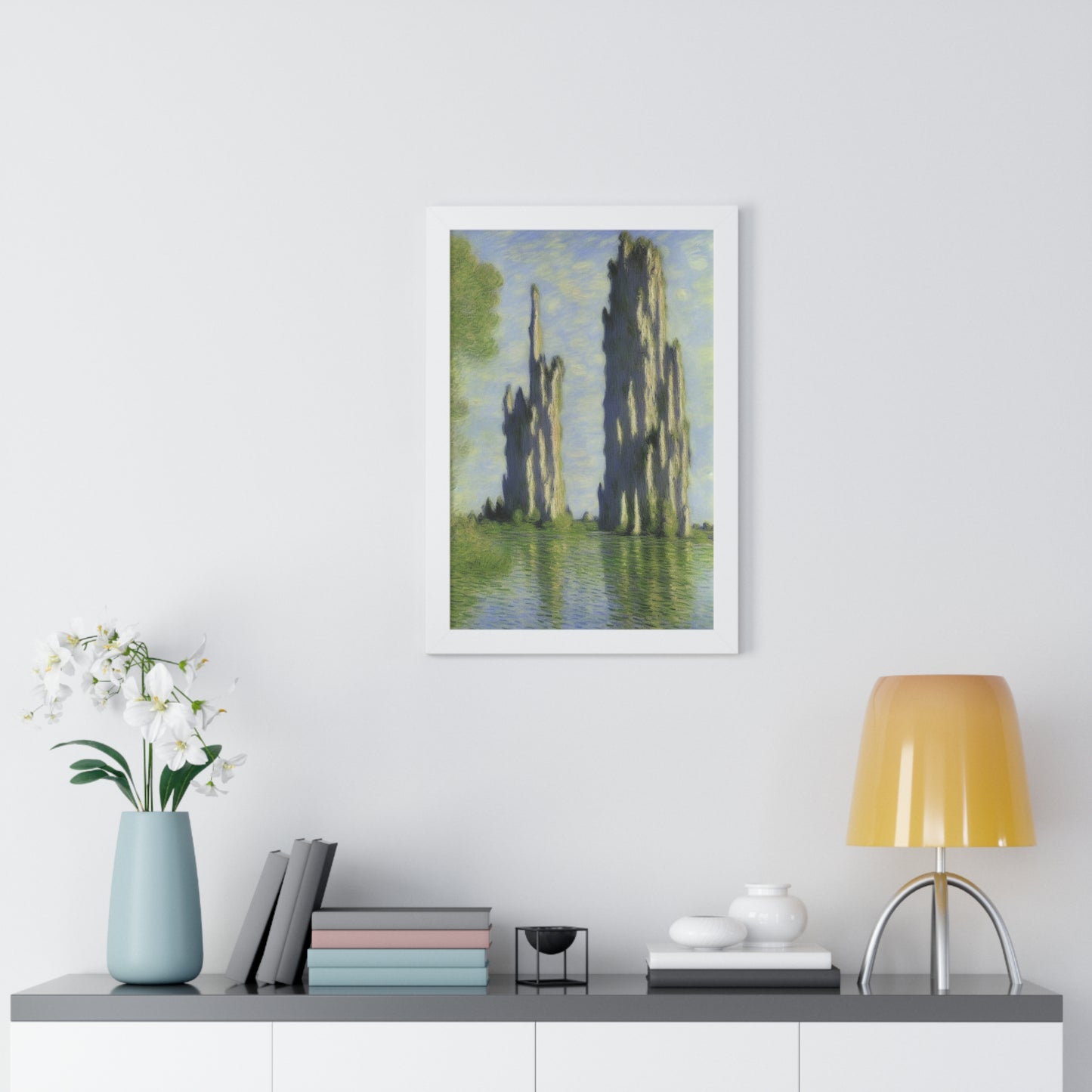 Tufa Tower Landscape Claude Monet Style