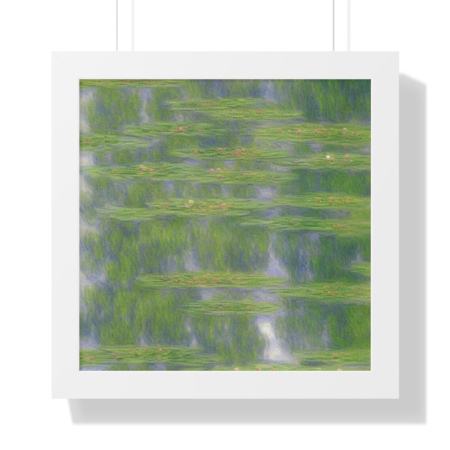 Pond Landscape Claude Monet Style