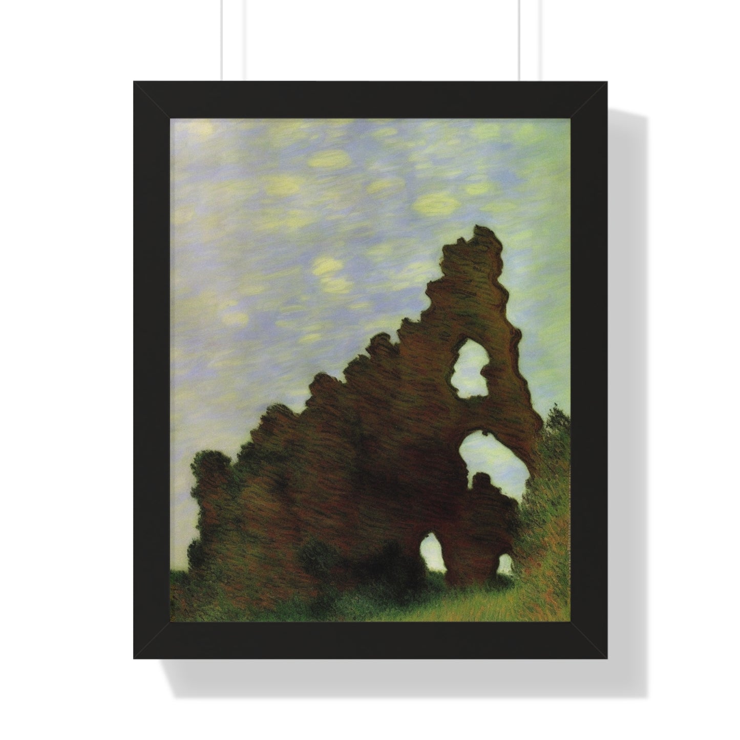 Wind-Eroded Arch Landscape Claude Monet Style