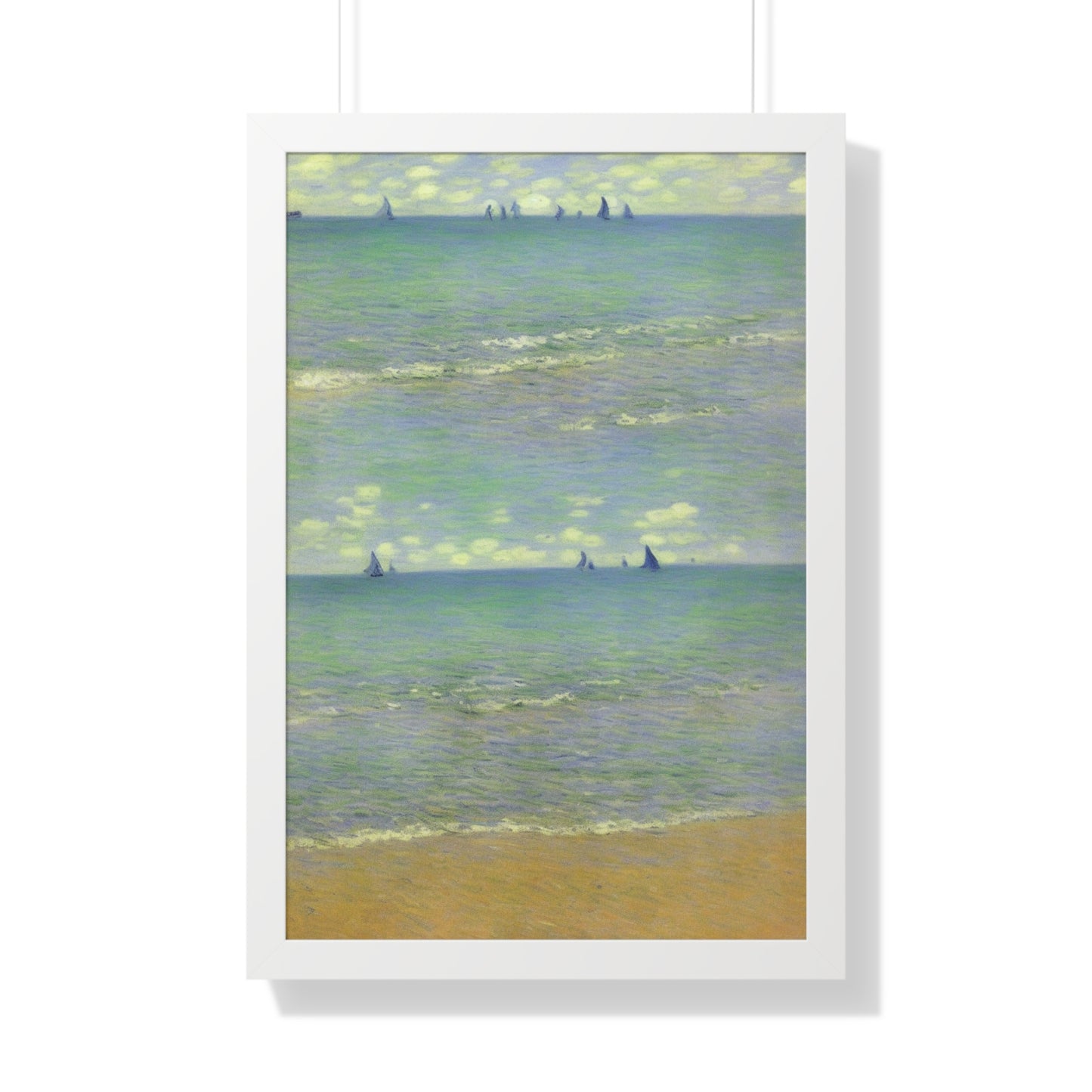 Beach Landscape Claude Monet Style