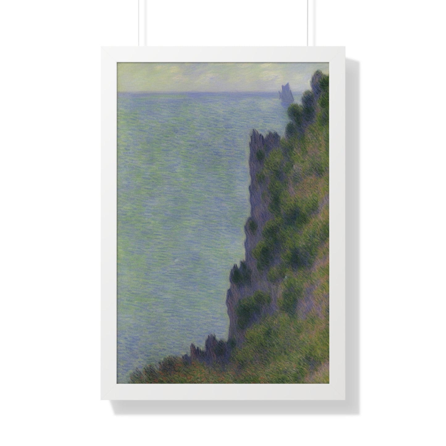 Cliff Scene Claude Monet Style