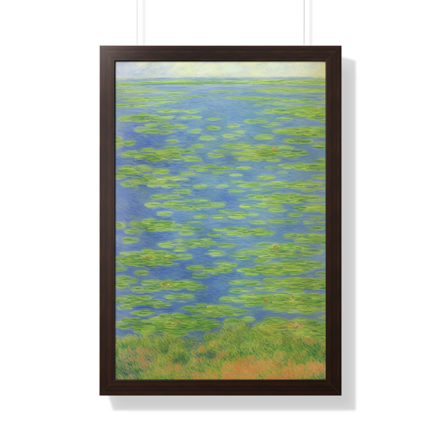 Coral Reef Landscape Claude Monet Style