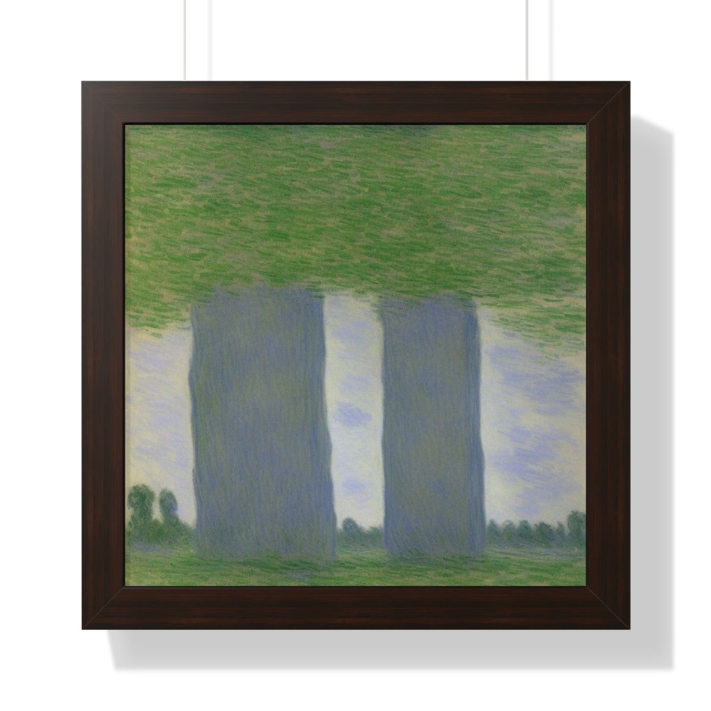 Monolith Landscape Claude Monet Style