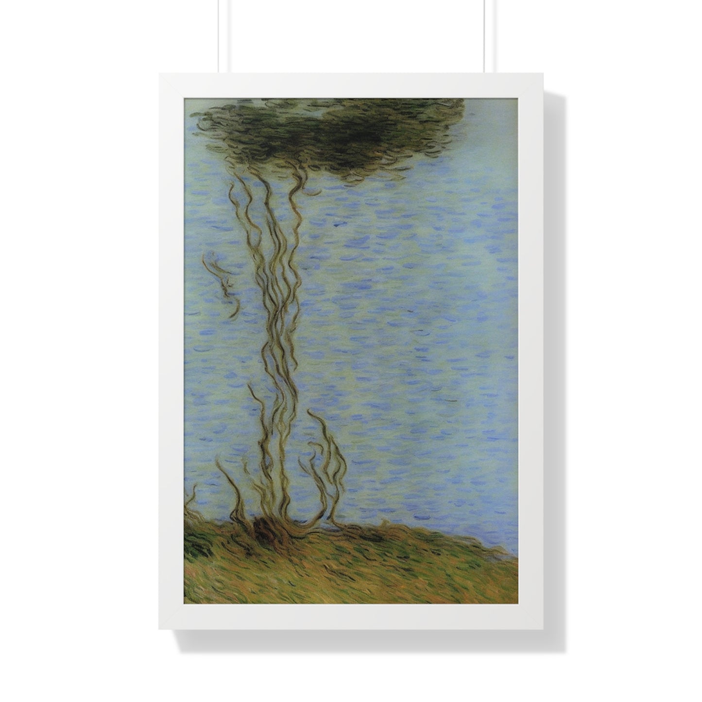 Driftwood Scene Claude Monet Style