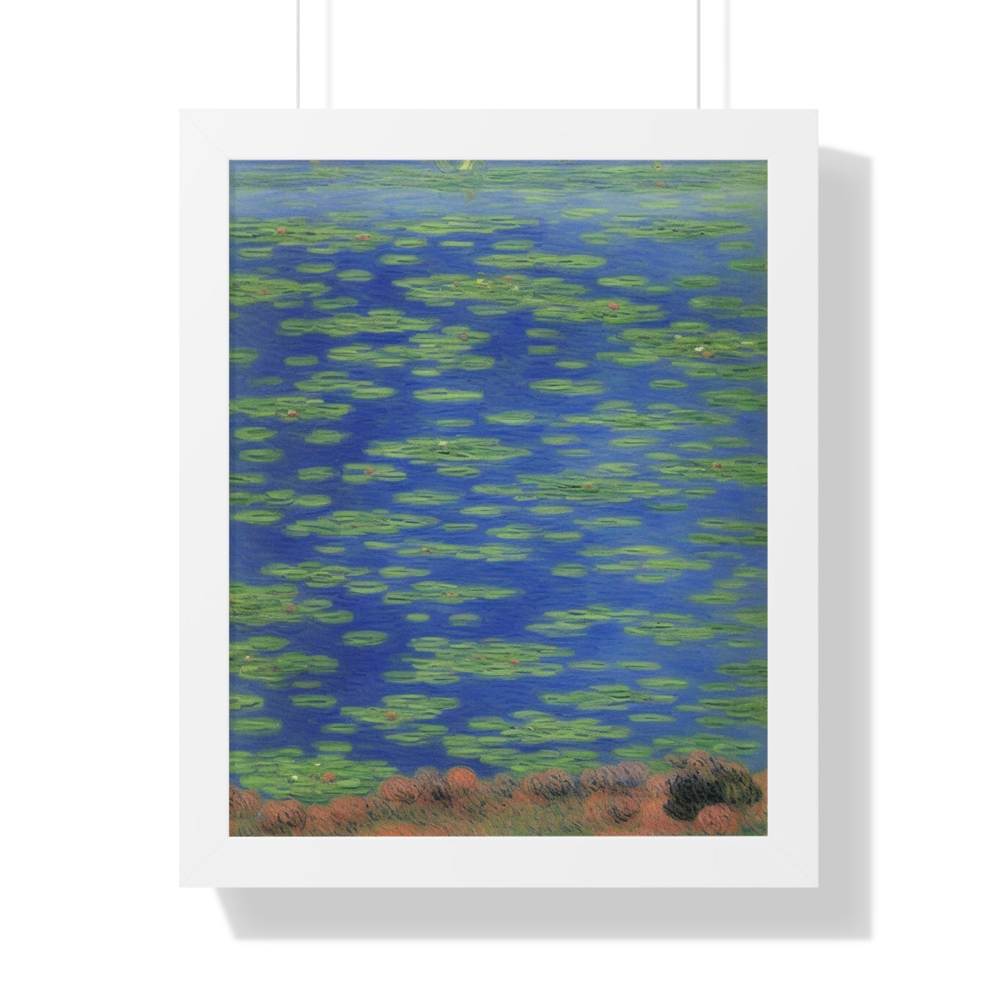 Coral Reef Landscape Claude Monet Style