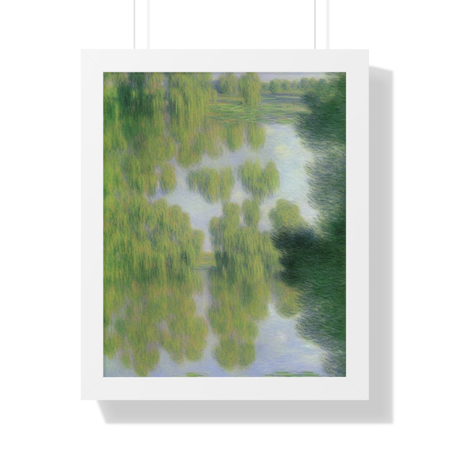 Pond Landscape Claude Monet Style