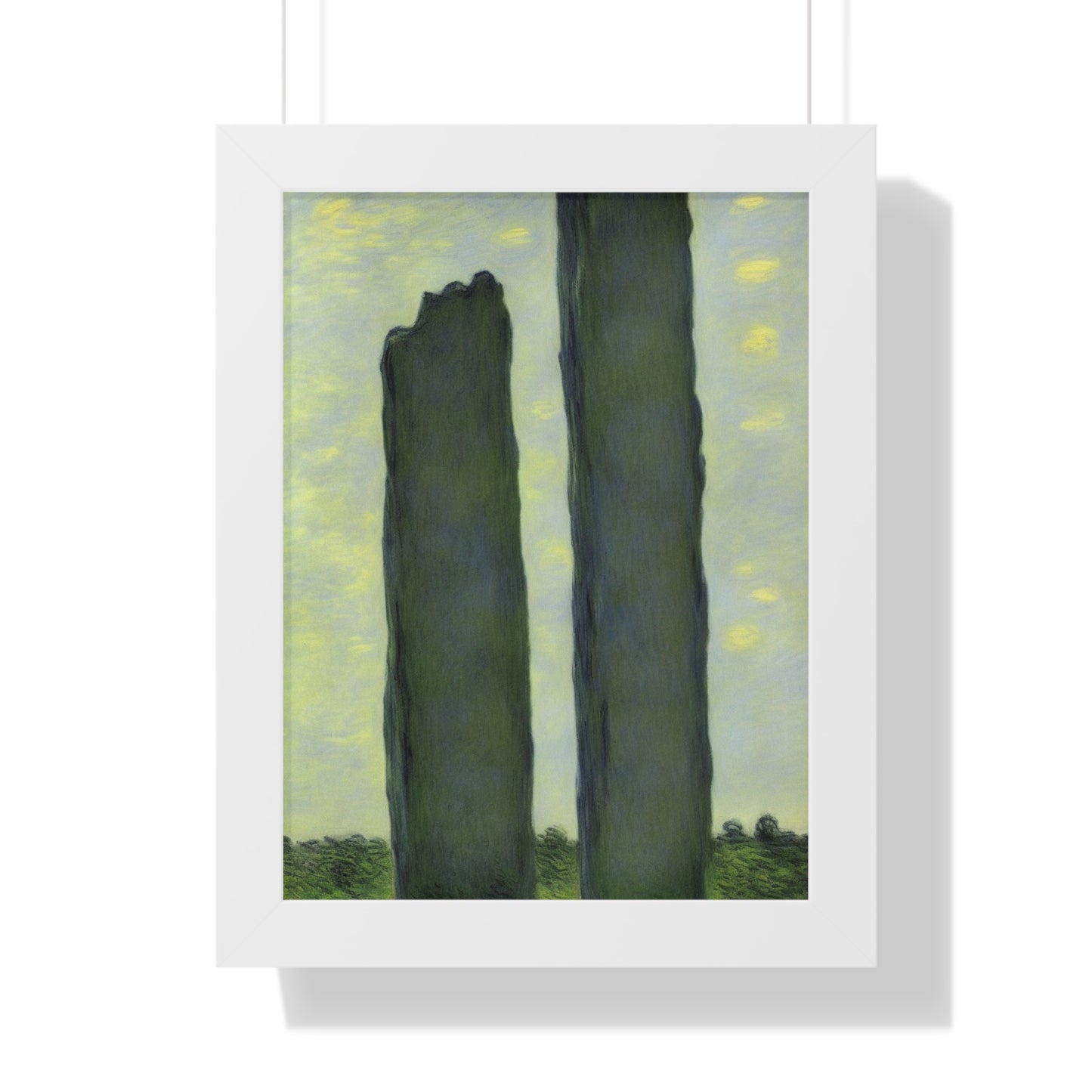 Monolith Landscape Claude Monet Style