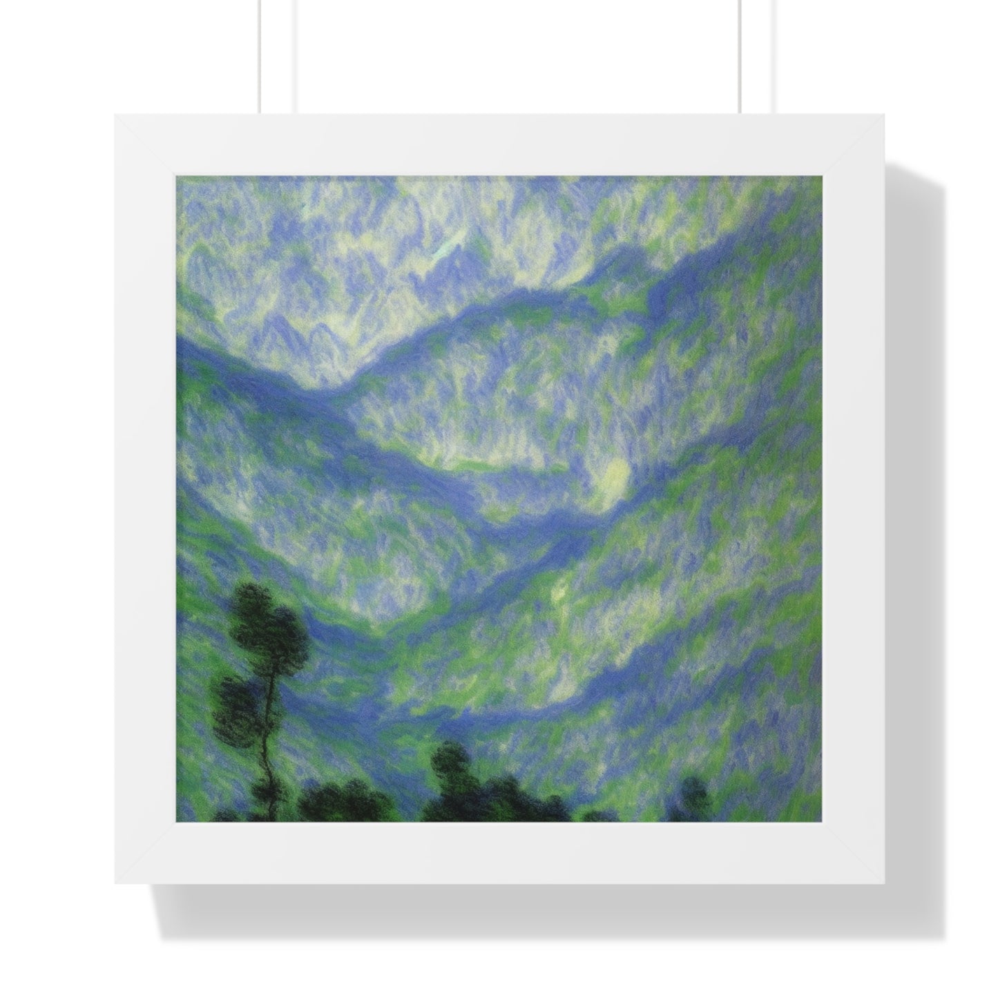 Mountains Landscape Claude Monet Style