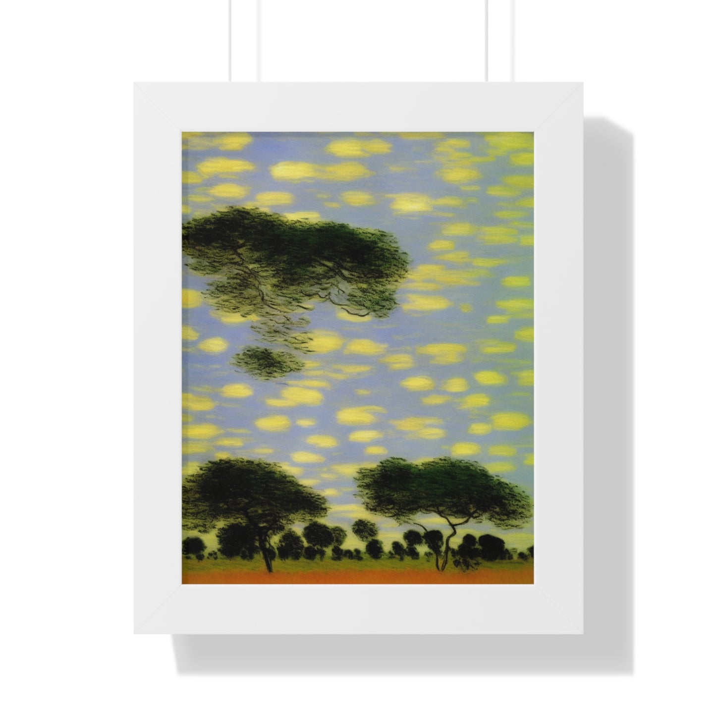 Savanna Plain Landscape Claude Monet Style