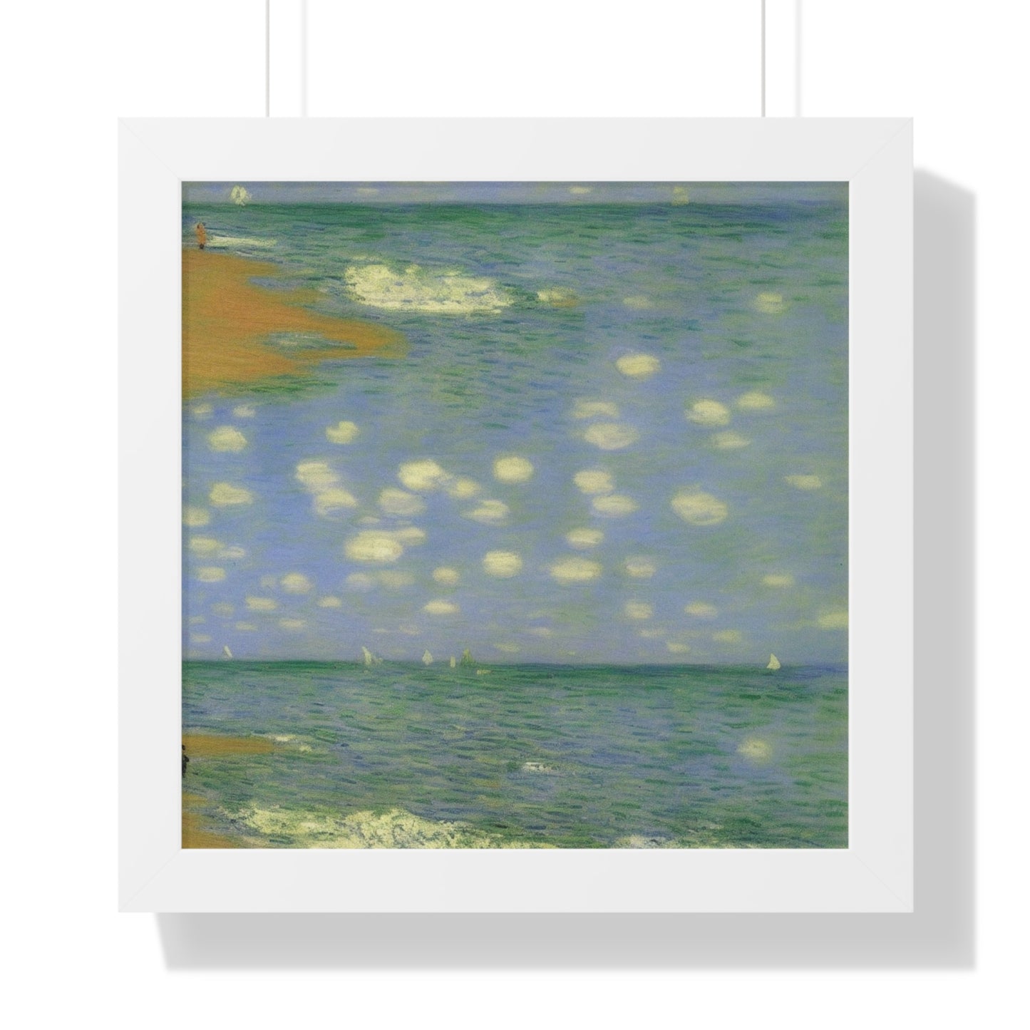 Beach Landscape Claude Monet Style