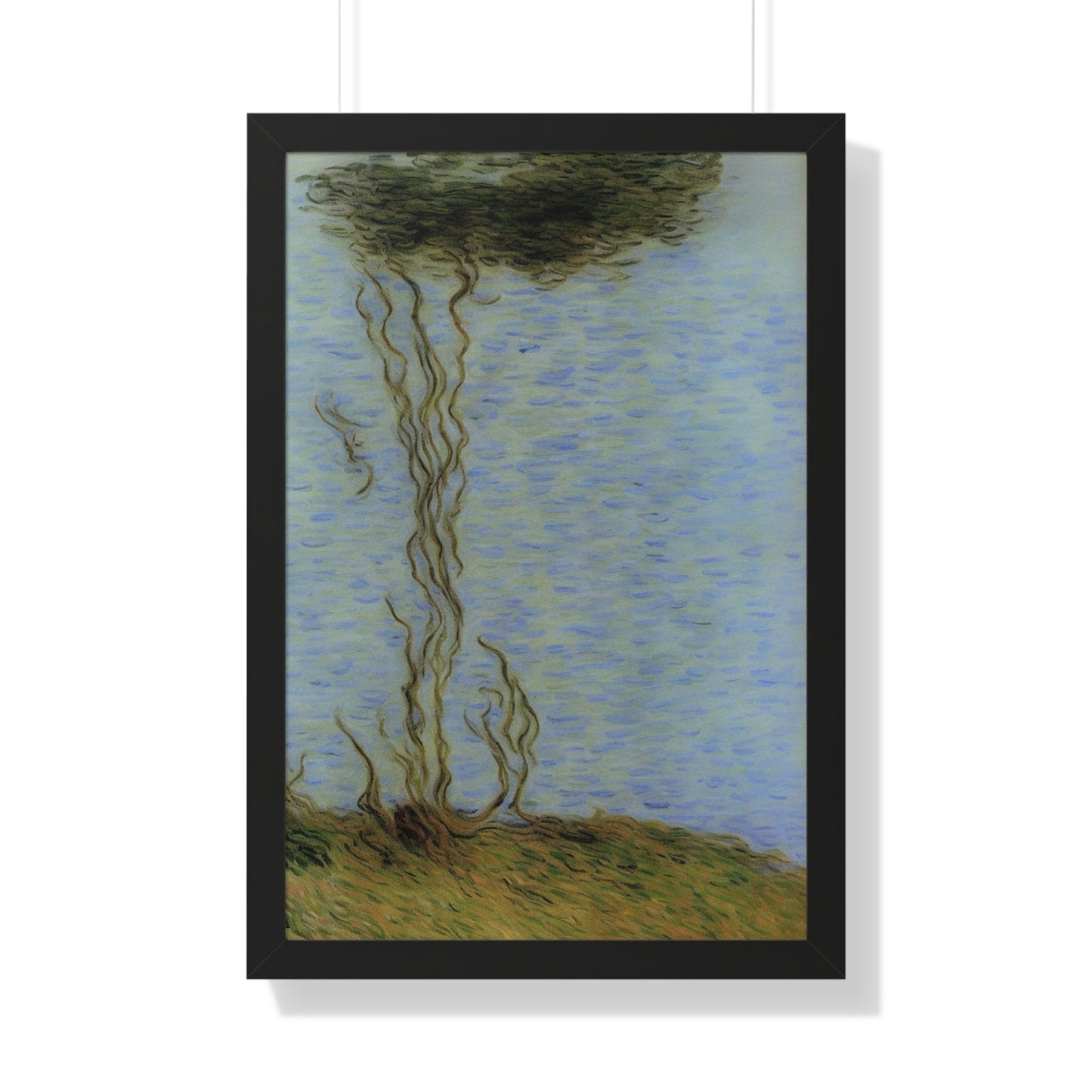 Driftwood Scene Claude Monet Style