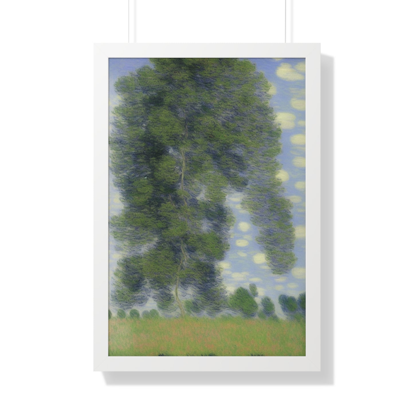 Tree Landscape Claude Monet Style