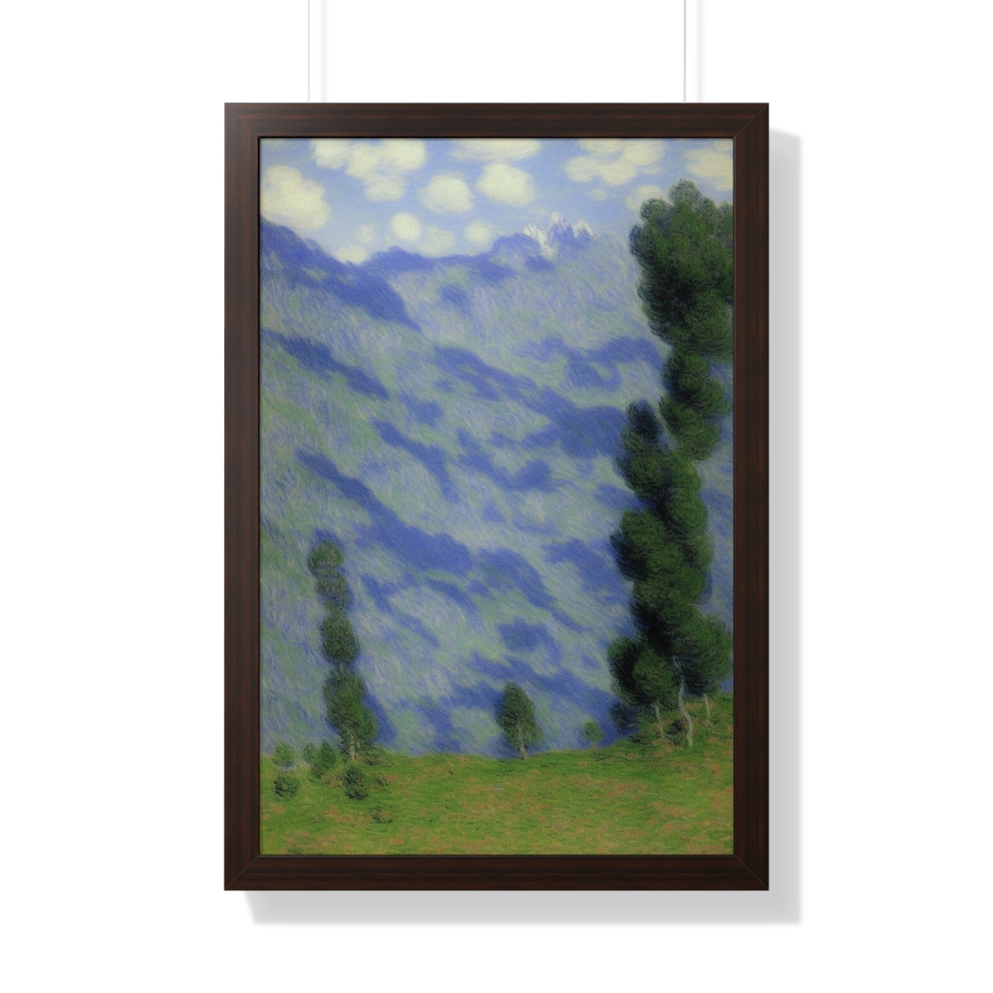 Mountains Landscape Claude Monet Style