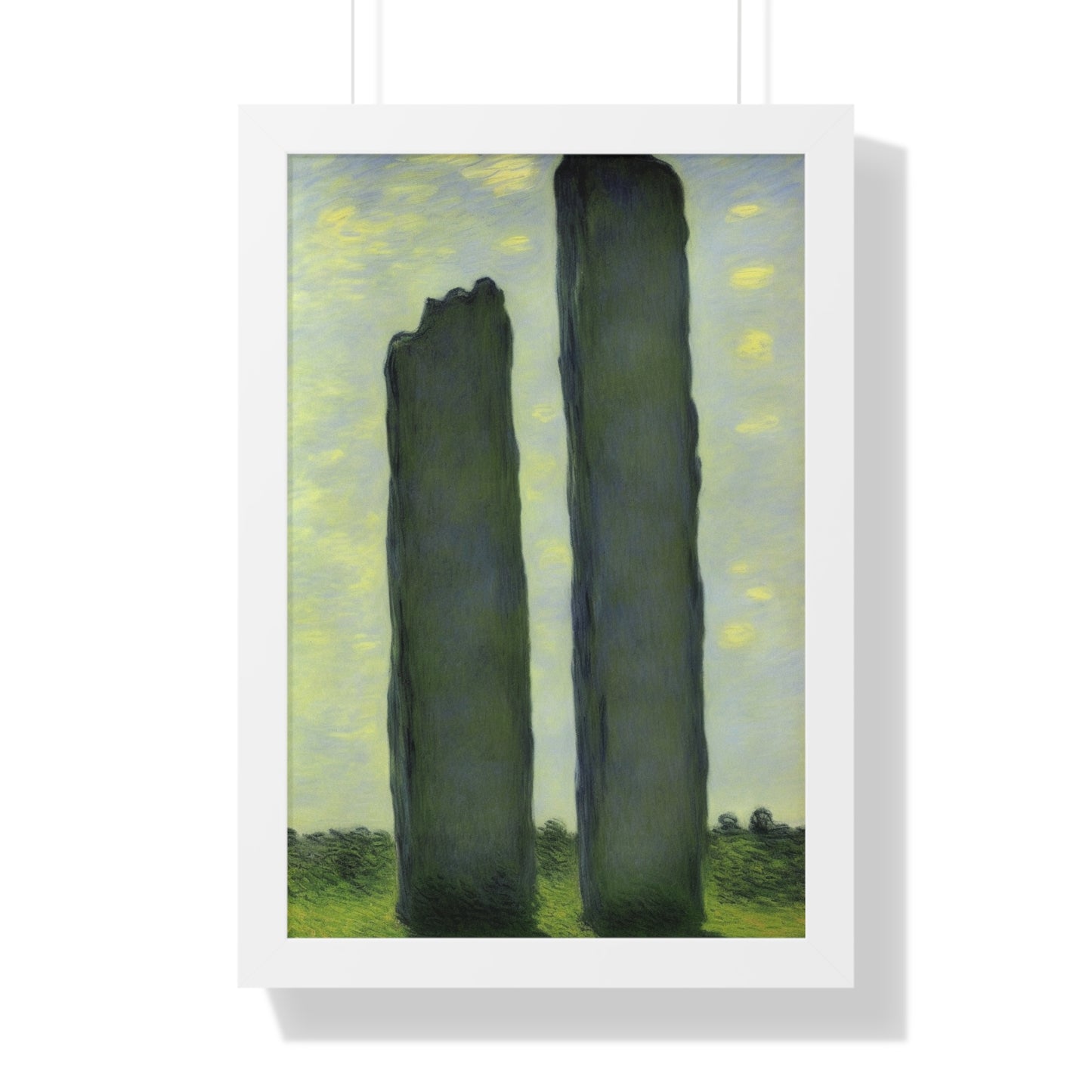 Monolith Landscape Claude Monet Style