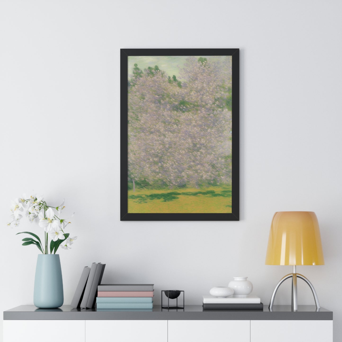 Cherry Blossom Grove Landscape Claude Monet Style