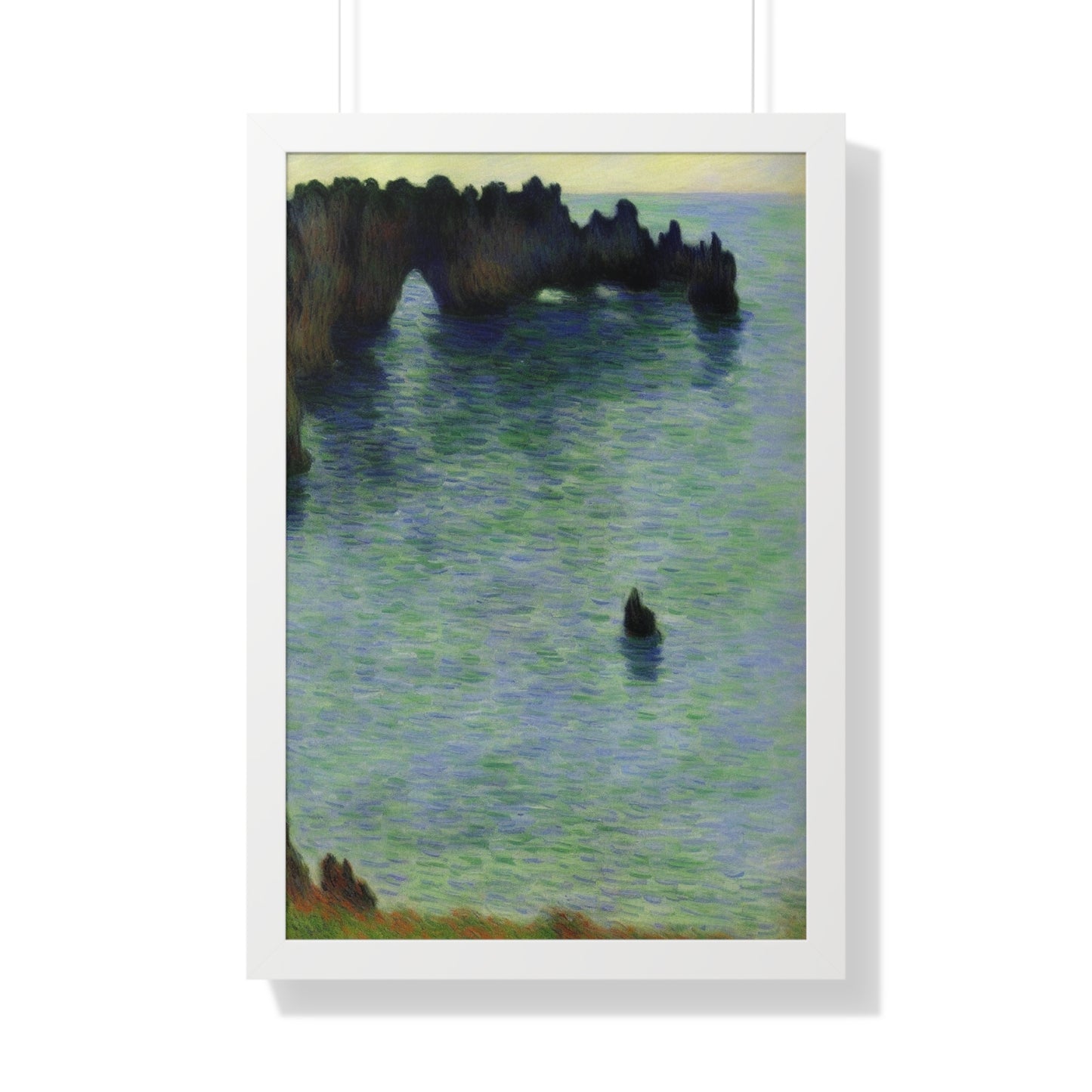 Sea Cave Landscape Claude Monet Style