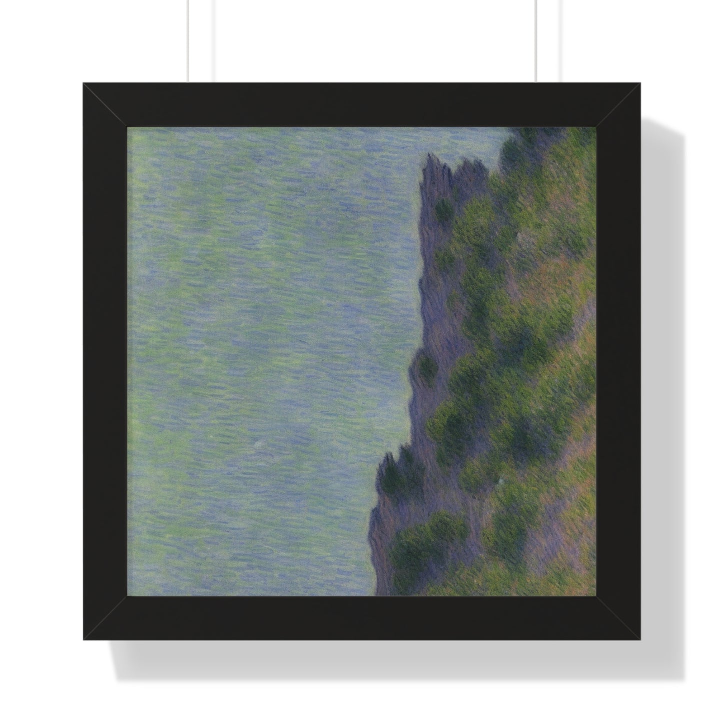 Cliff Scene Claude Monet Style