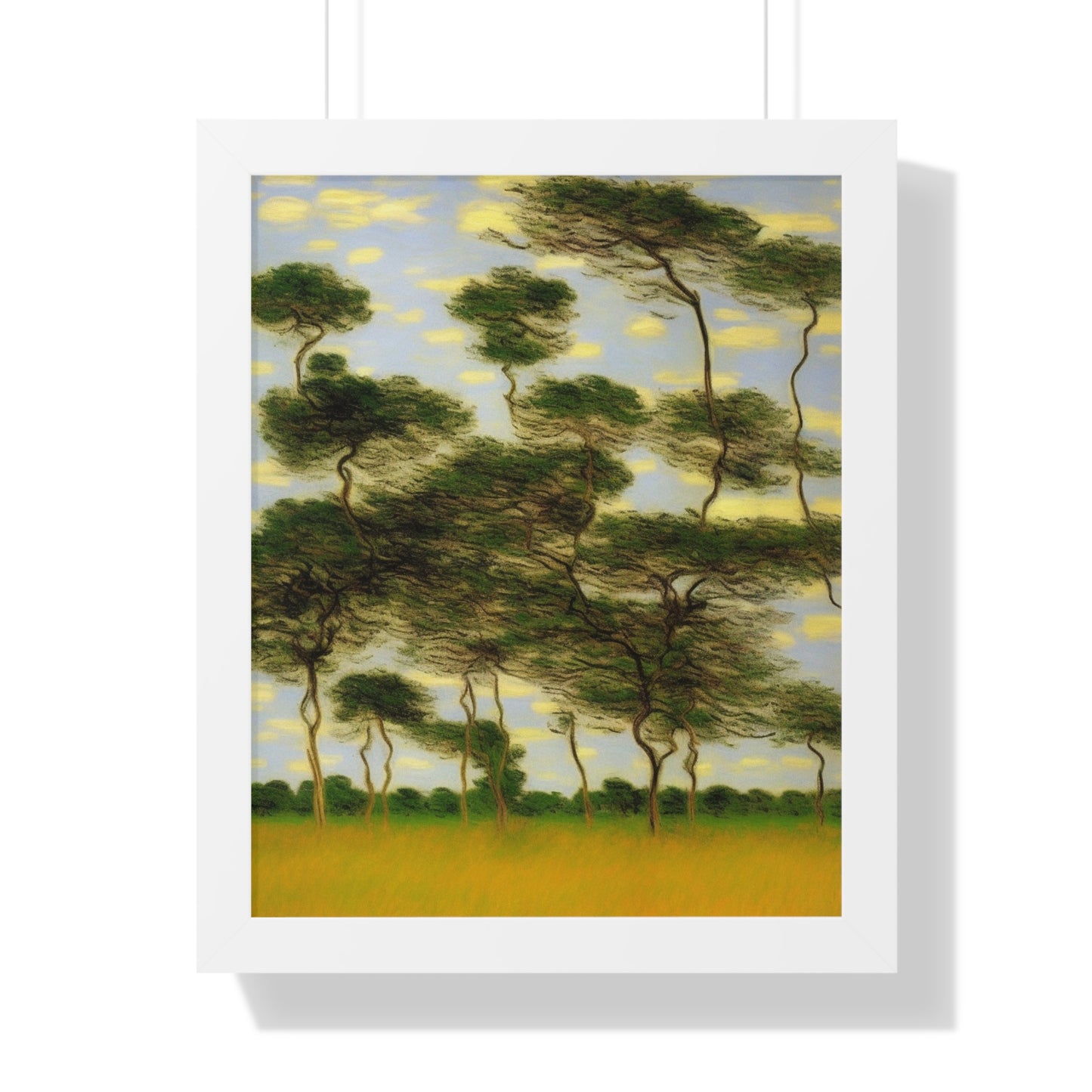 Savanna Plain Landscape Claude Monet Style