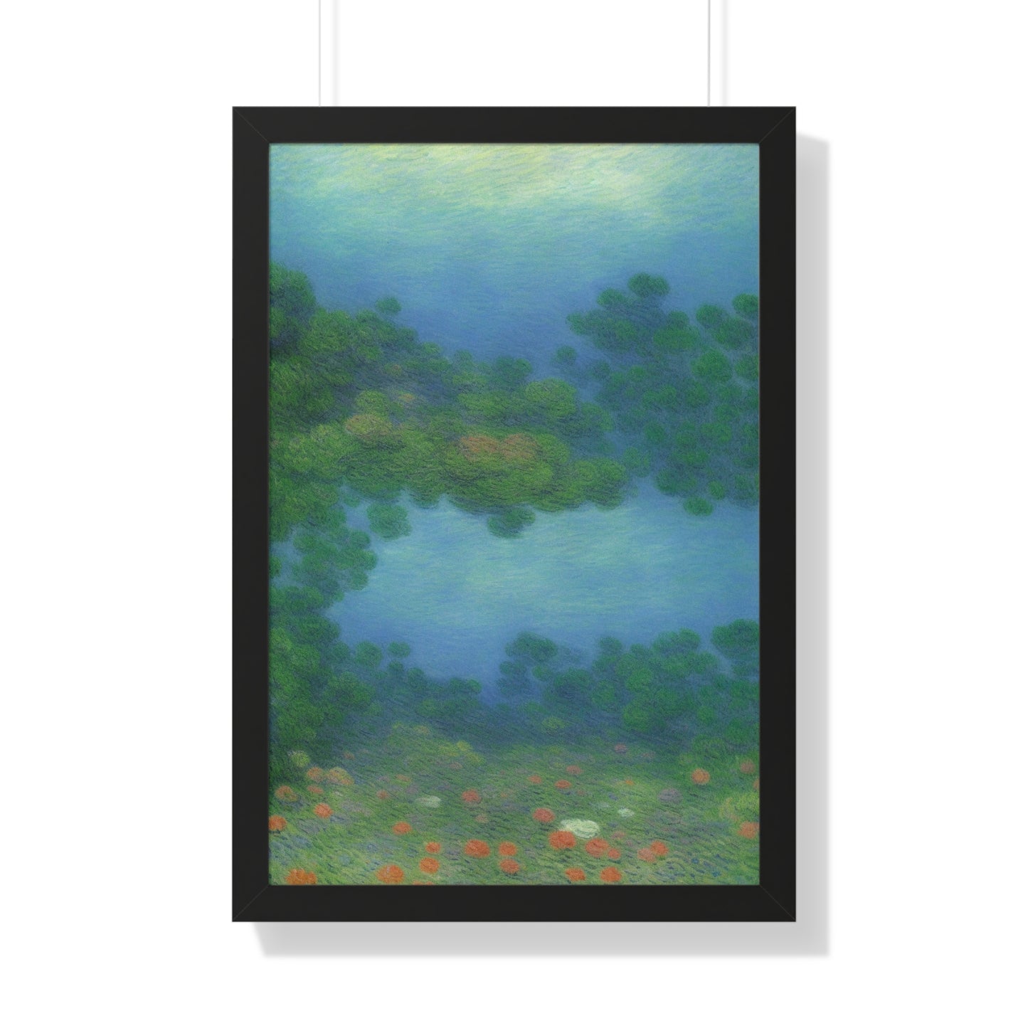 Coral Reef Scene Claude Monet Style