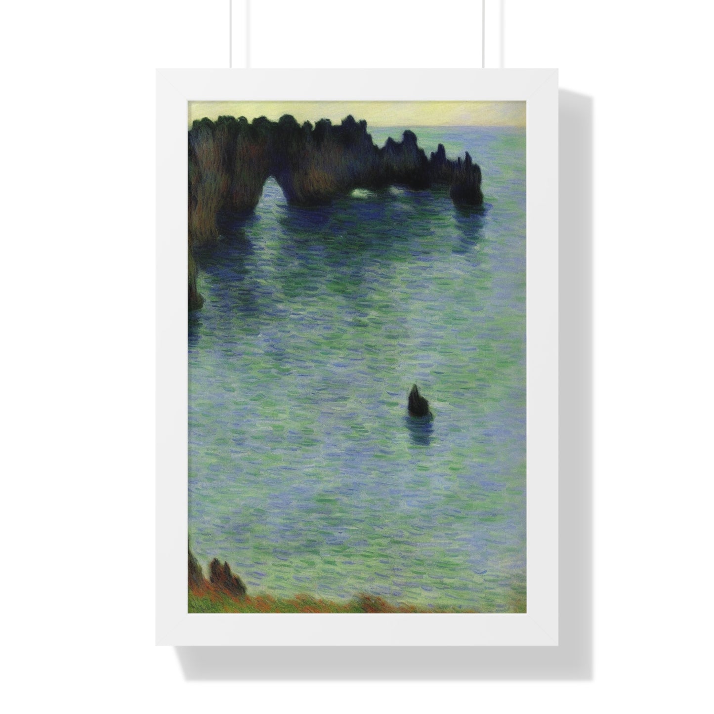 Sea Cave Landscape Claude Monet Style