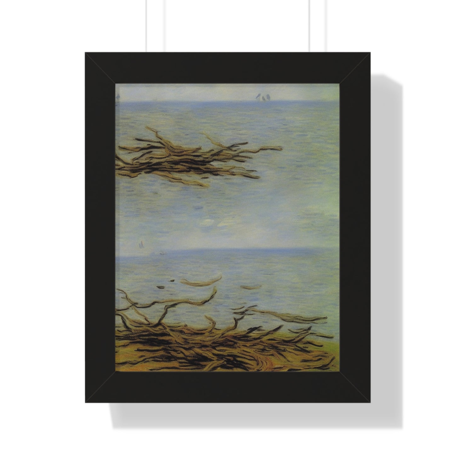 Driftwood Landscape Claude Monet Style