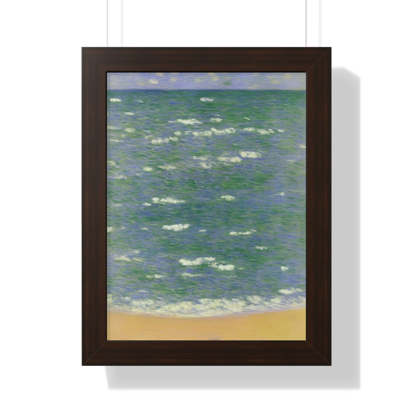 Beach Landscape Claude Monet Style