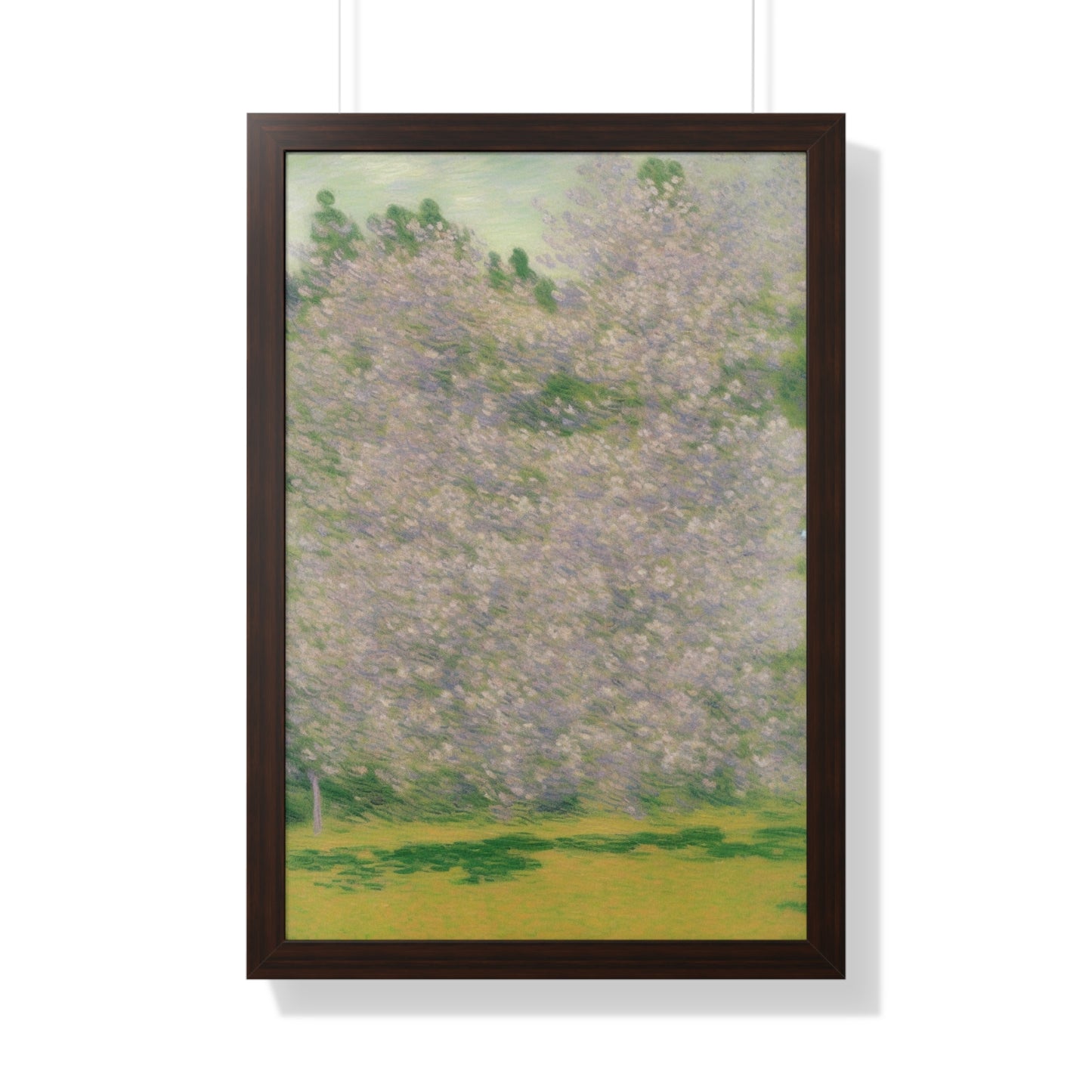 Cherry Blossom Grove Landscape Claude Monet Style