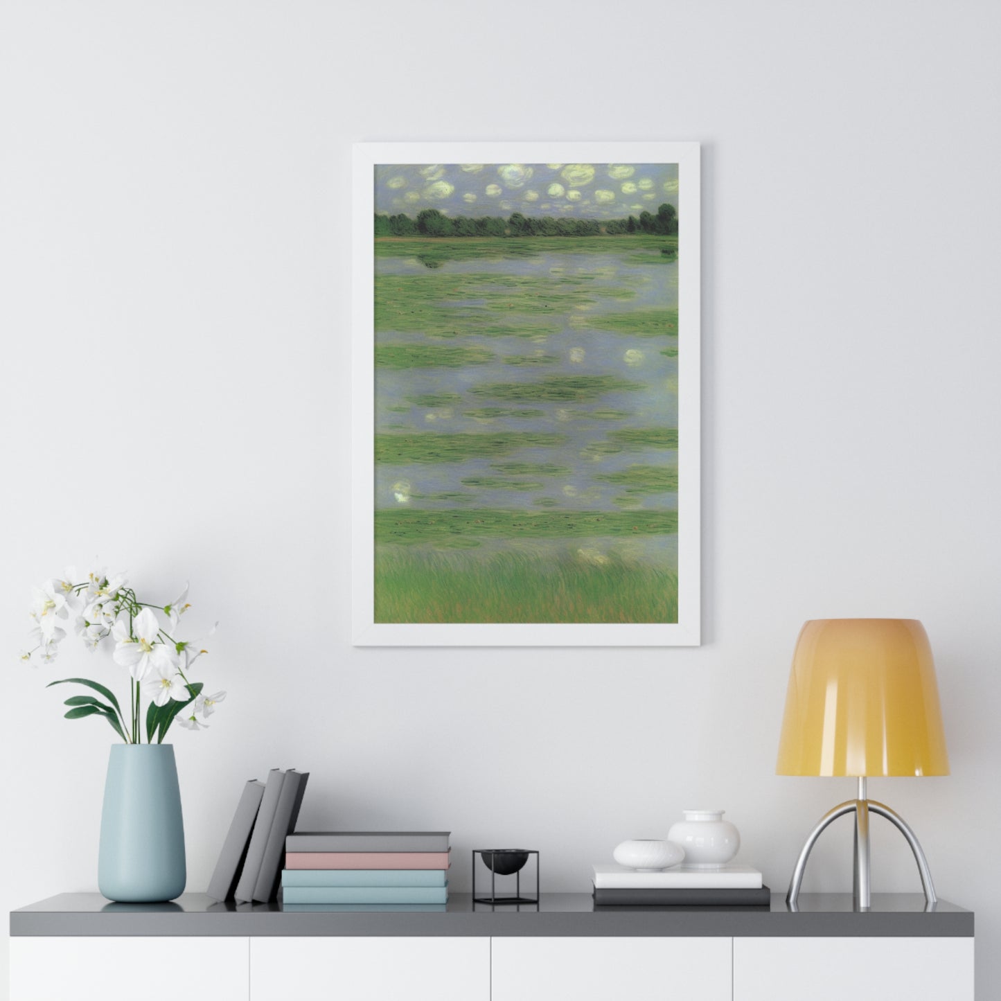 Floodplain Landscape Claude Monet Style