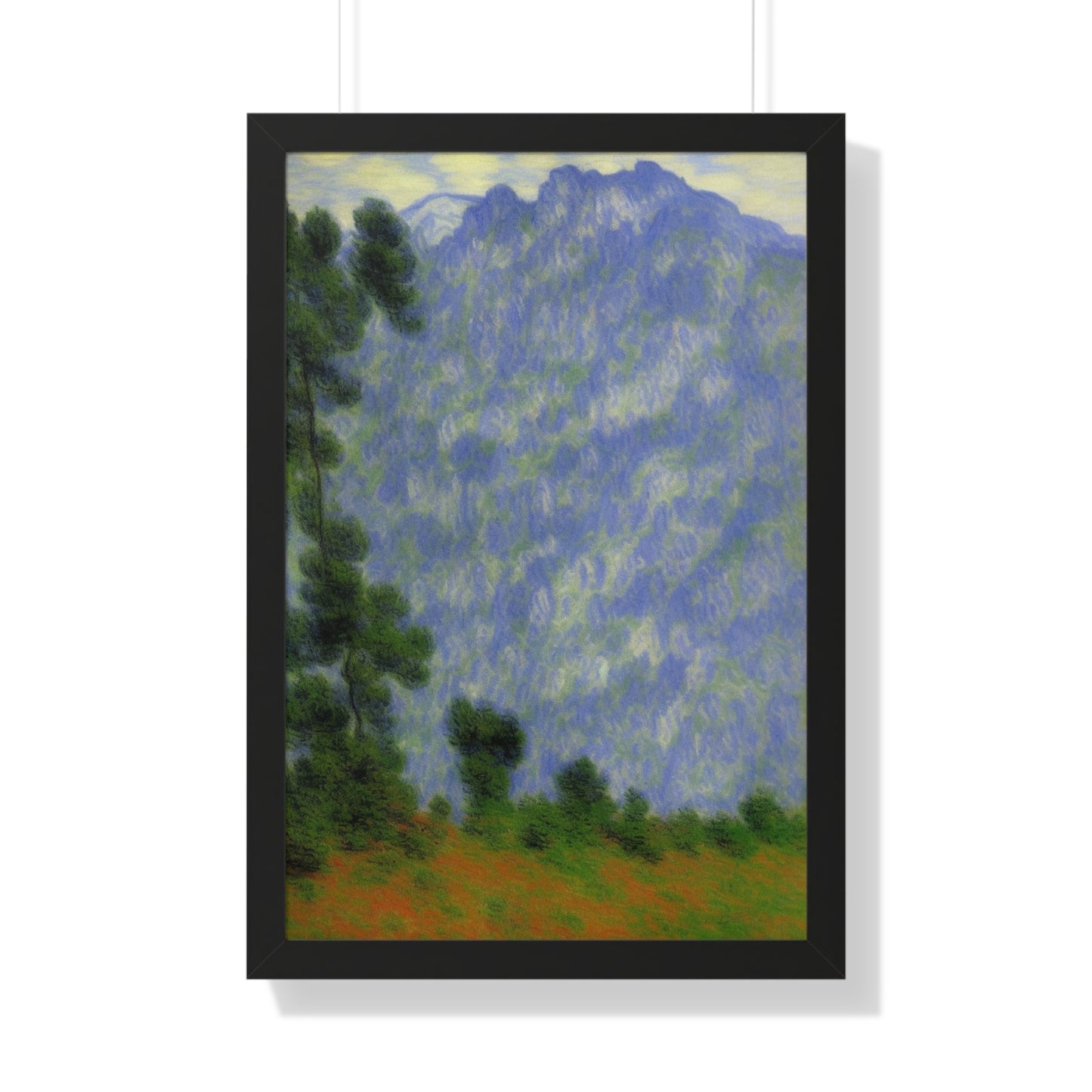 Mountains Landscape Claude Monet Style