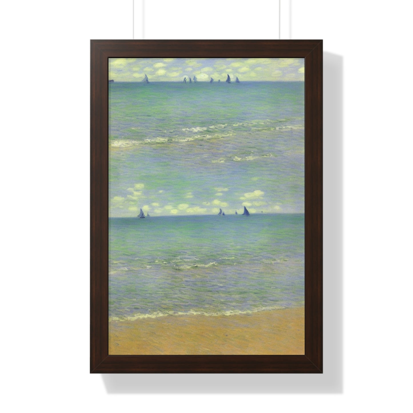 Beach Landscape Claude Monet Style