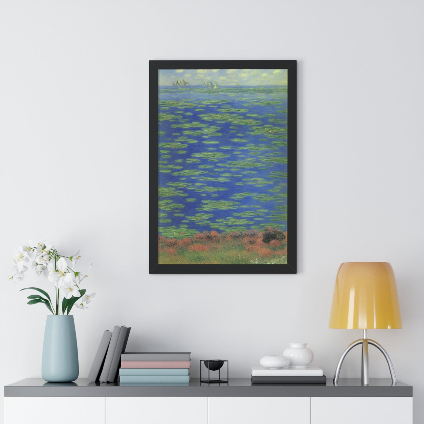 Coral Reef Landscape Claude Monet Style