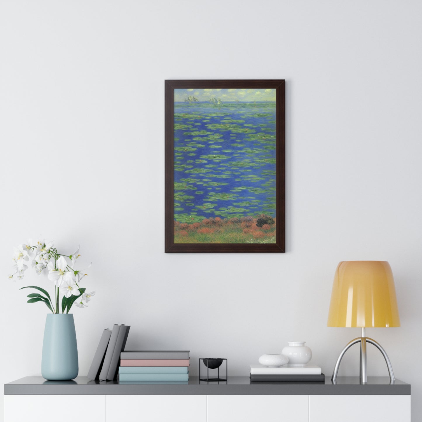 Coral Reef Landscape Claude Monet Style