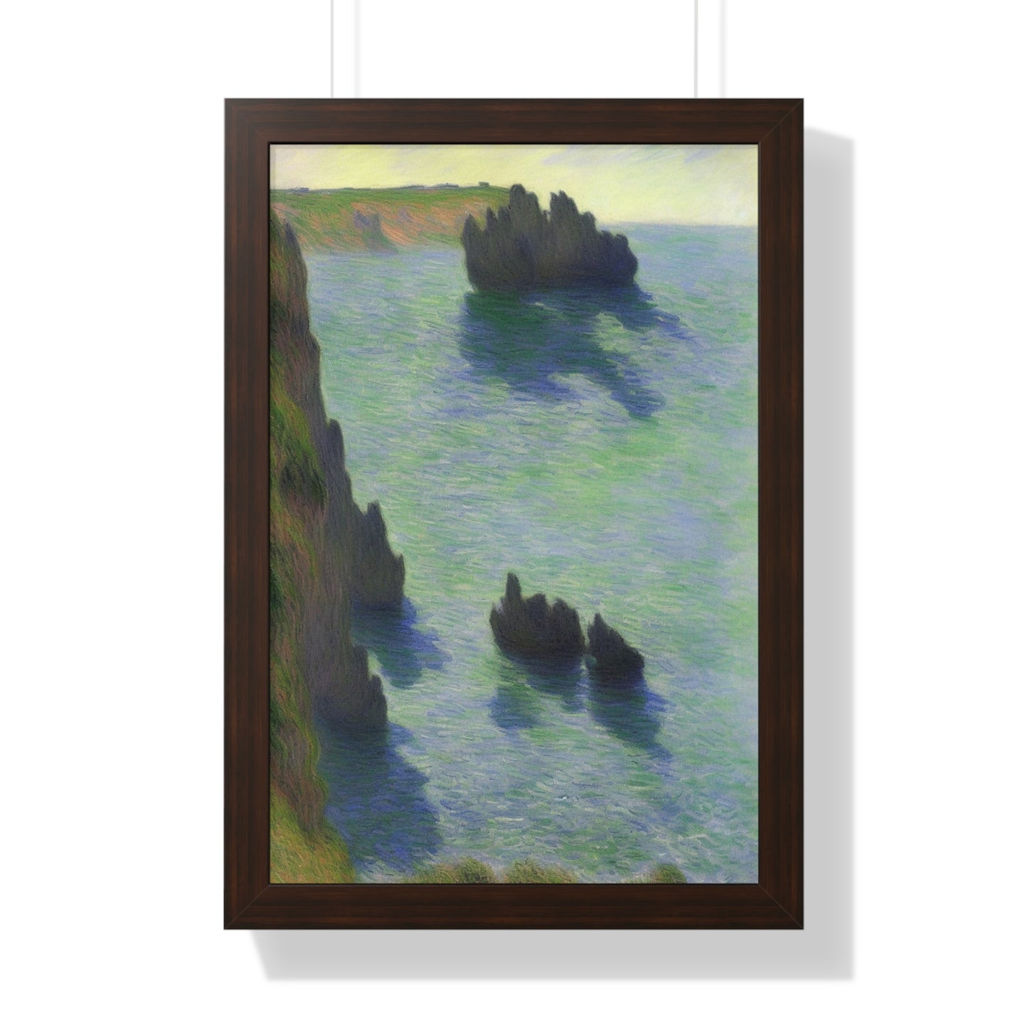 Sea Cave Landscape Claude Monet Style