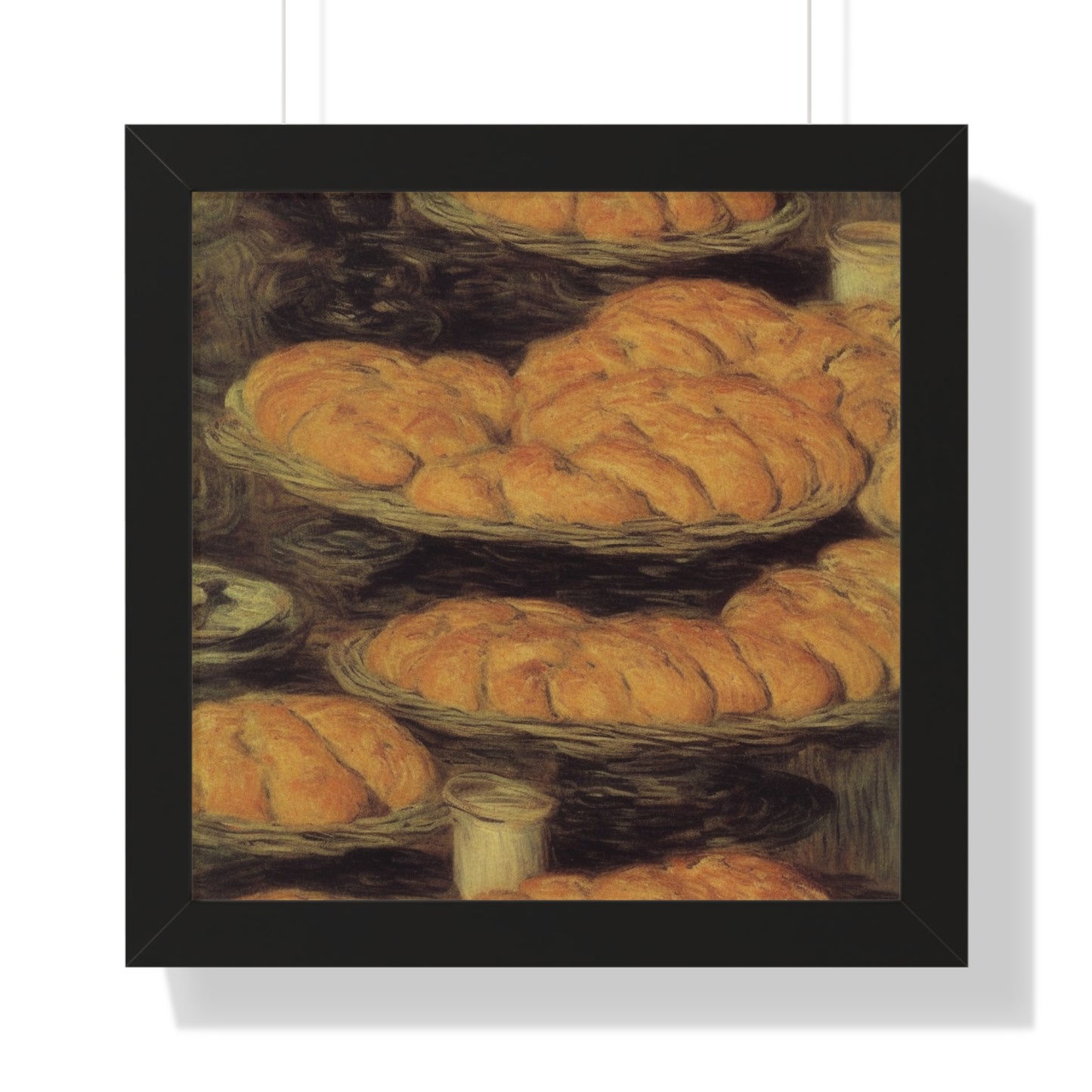 Bread Scene Claude Monet Style