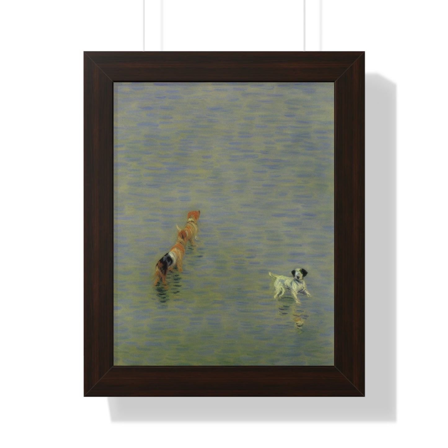 Dog Scene Claude Monet Style