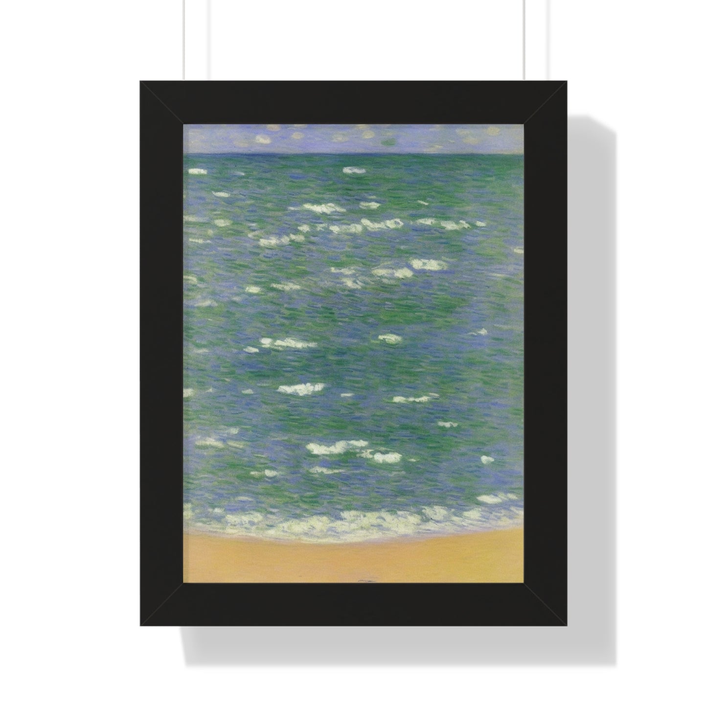 Beach Landscape Claude Monet Style