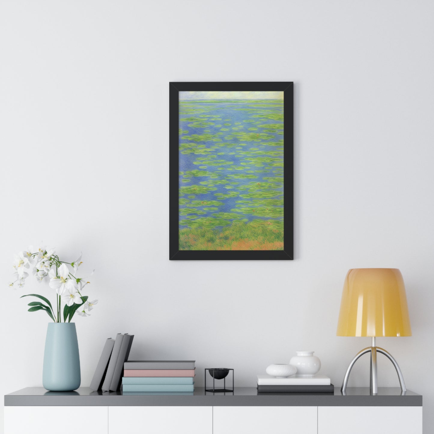 Coral Reef Landscape Claude Monet Style