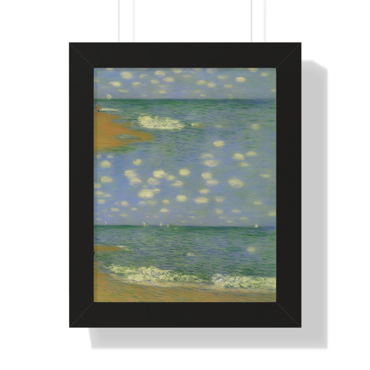 Beach Landscape Claude Monet Style