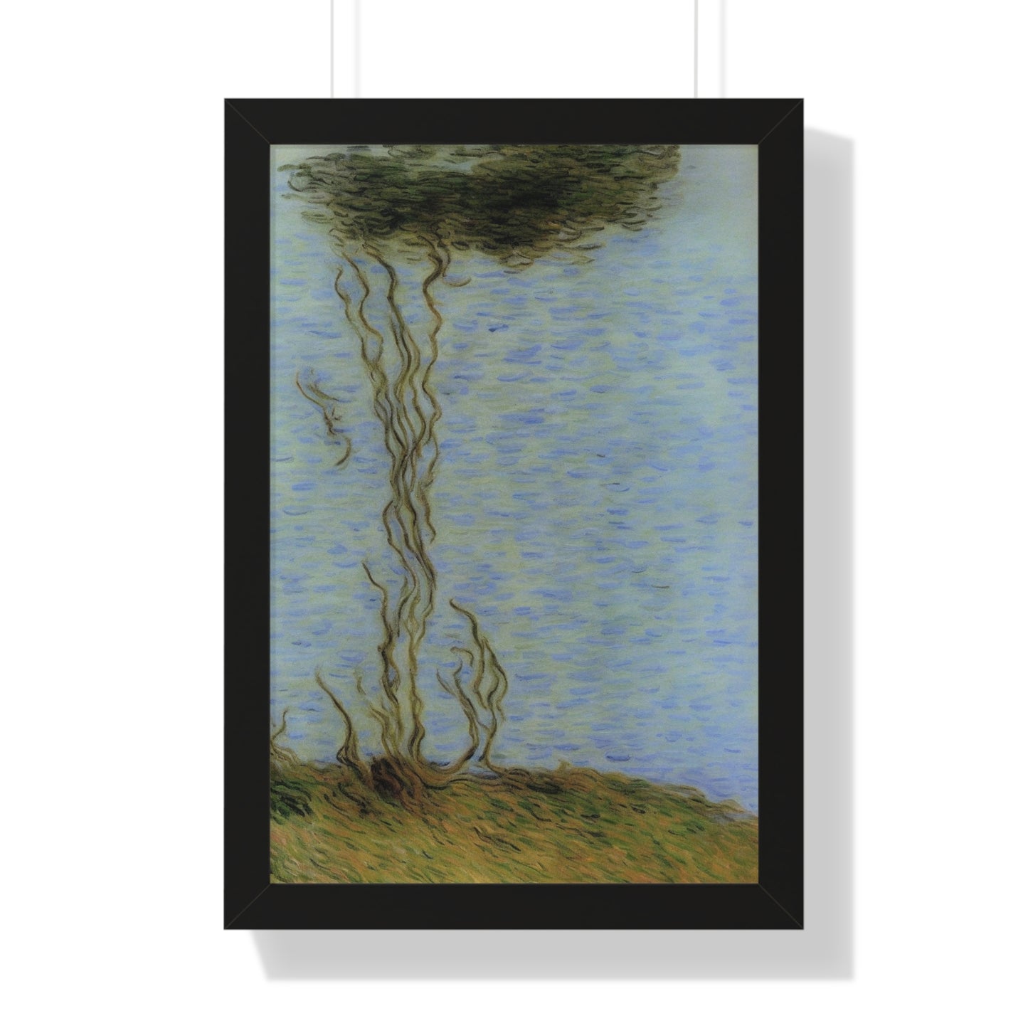 Driftwood Scene Claude Monet Style