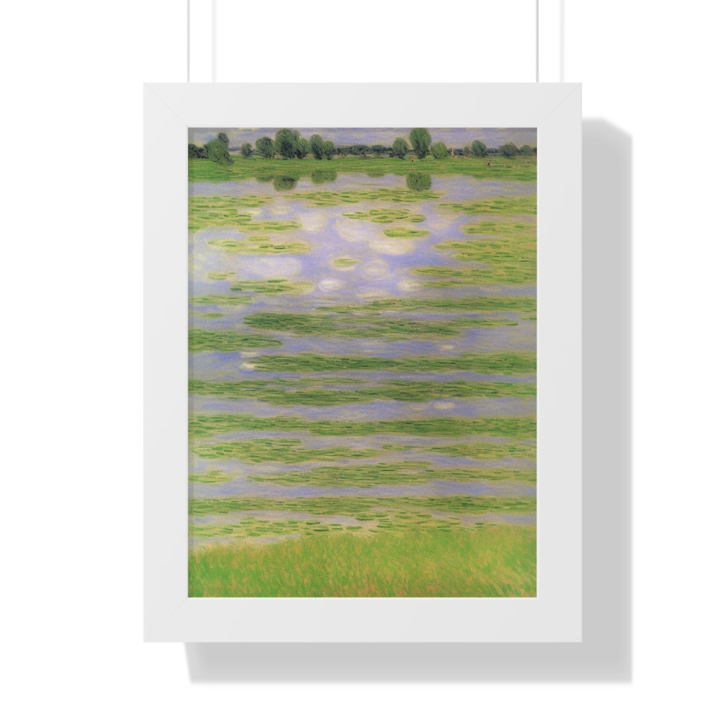 Floodplain Scene Claude Monet Style