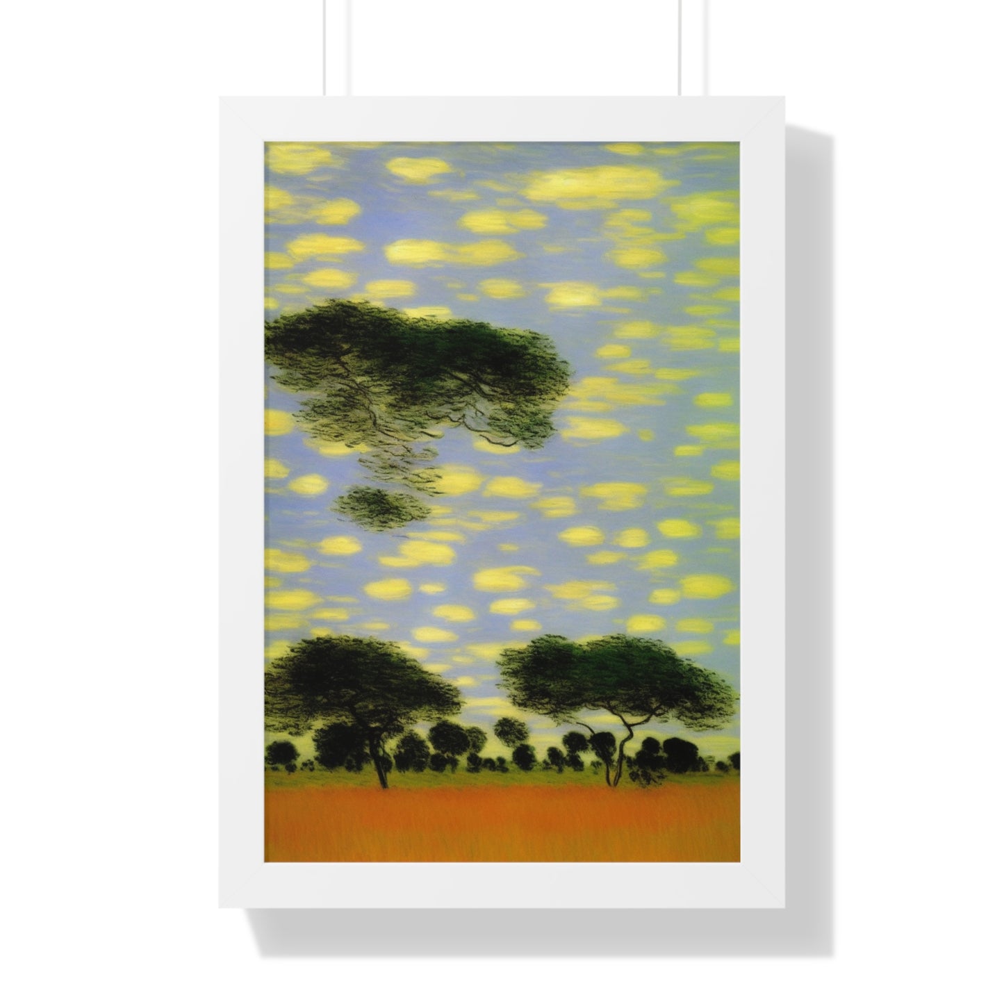 Savanna Plain Landscape Claude Monet Style