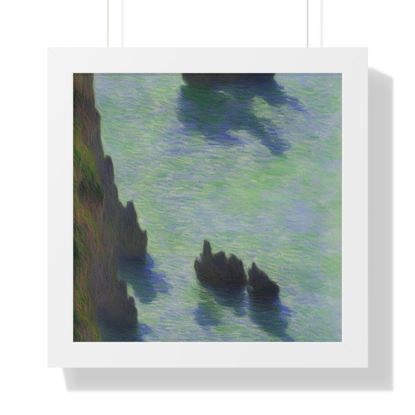 Sea Cave Landscape Claude Monet Style