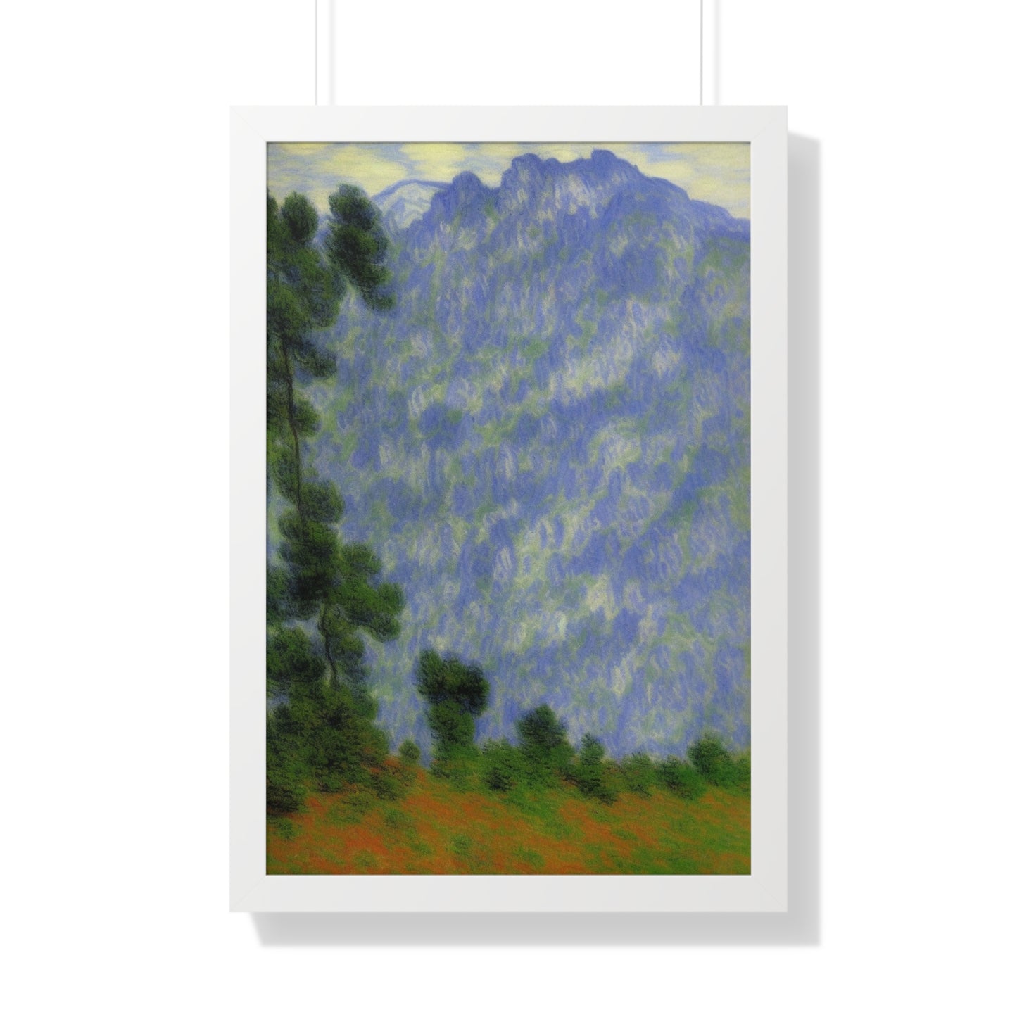 Mountains Landscape Claude Monet Style