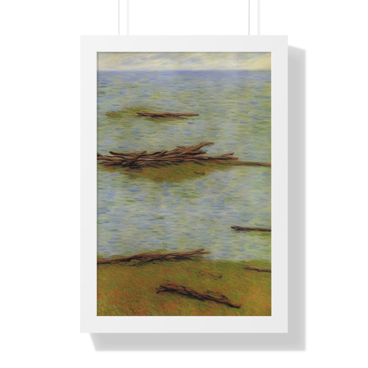 Driftwood Landscape Claude Monet Style