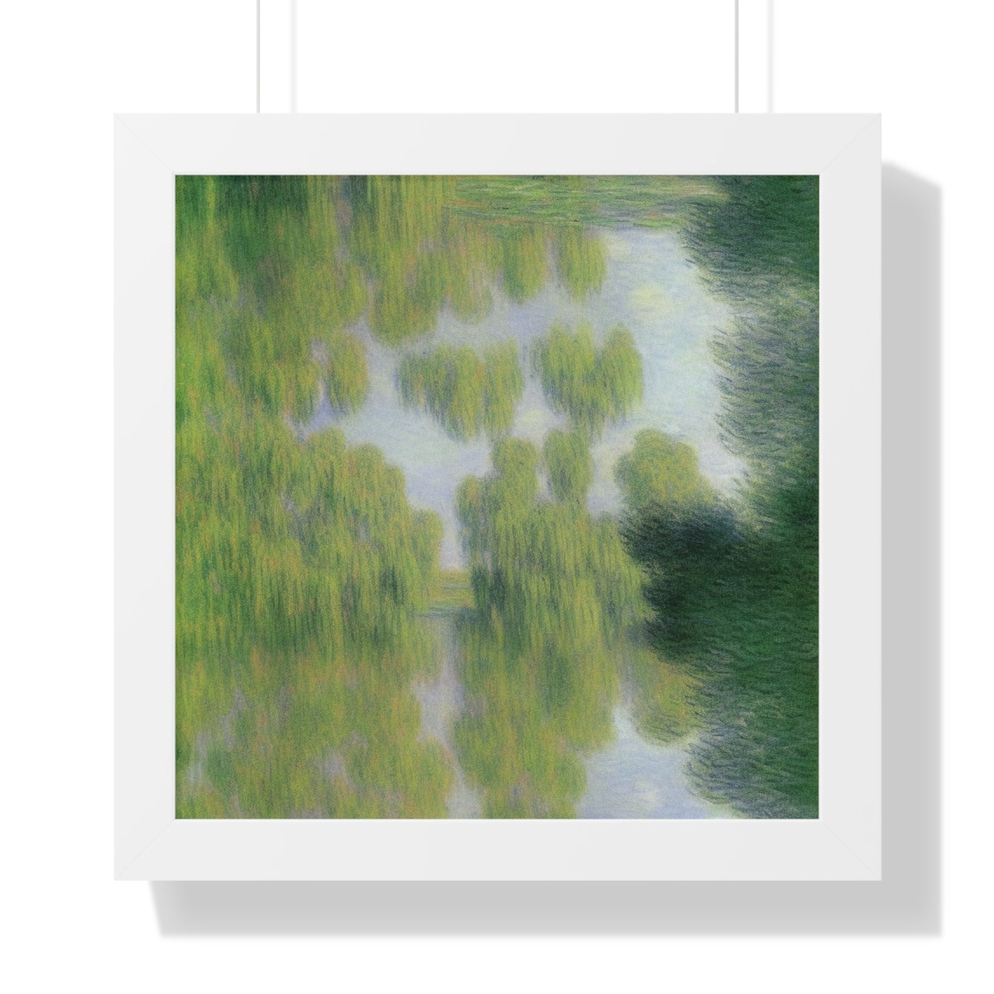 Pond Landscape Claude Monet Style