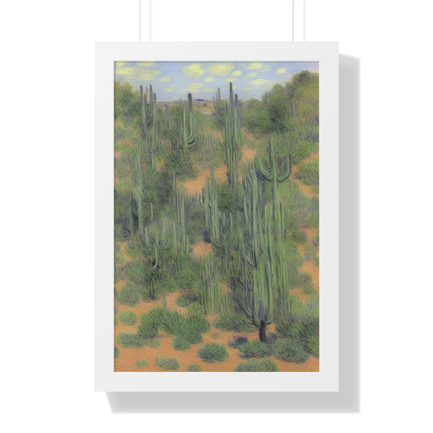 Cactus Landscape Claude Monet Style